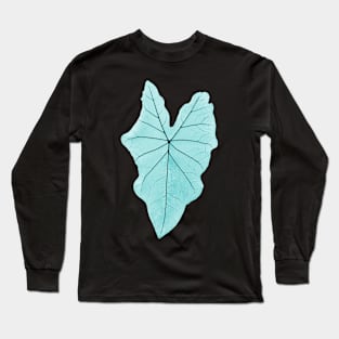 Leaf Turquoise Long Sleeve T-Shirt